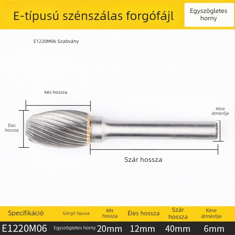 Lapos maró, gyorsacél, bevonat nélküli