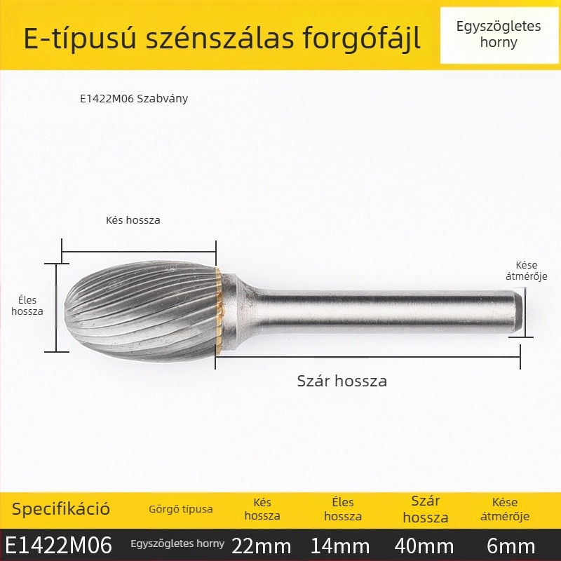 Lapos maró, gyorsacél, bevonat nélküli