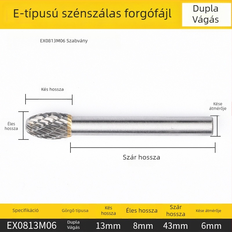 Lapos maró, gyorsacél, bevonat nélküli