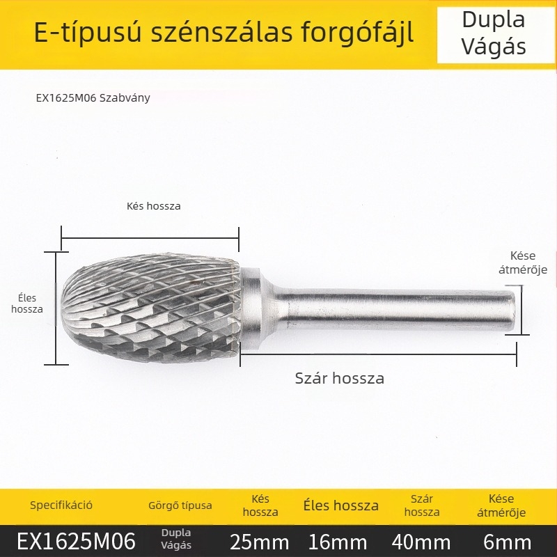 Lapos maró, gyorsacél, bevonat nélküli