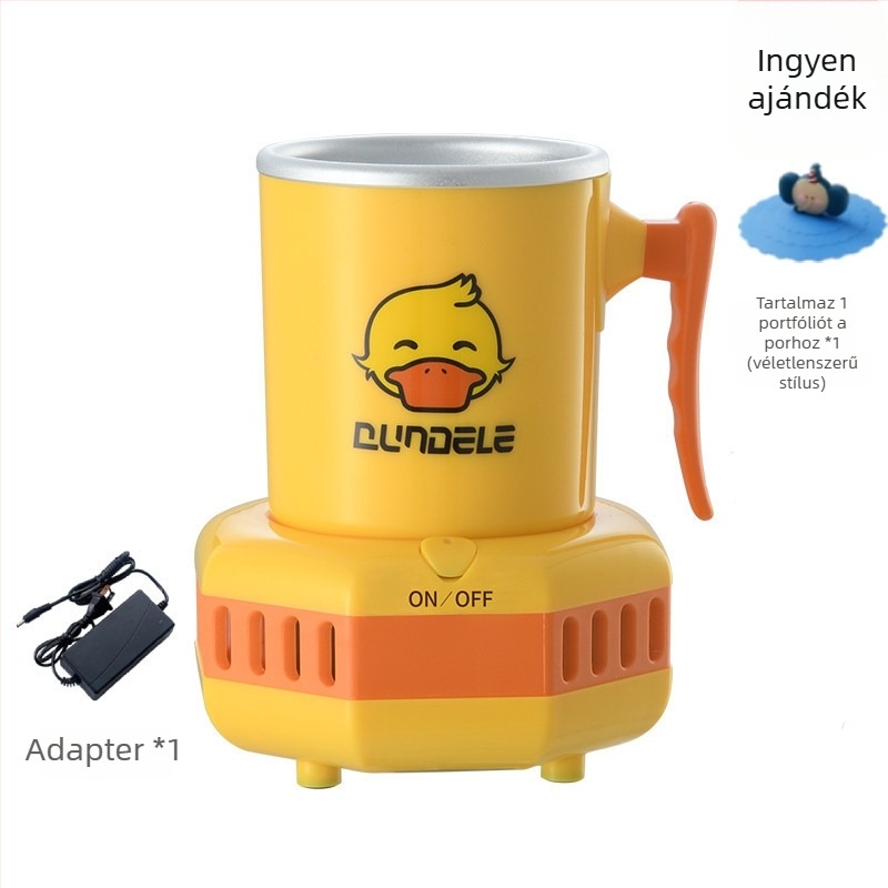 Hordozható hűtőpohár italokhoz – gyorsfagyasztás, ideális kollégiumba, irodába és autóba (Modell: 1; Fő értékesítési terület: Egyéb)