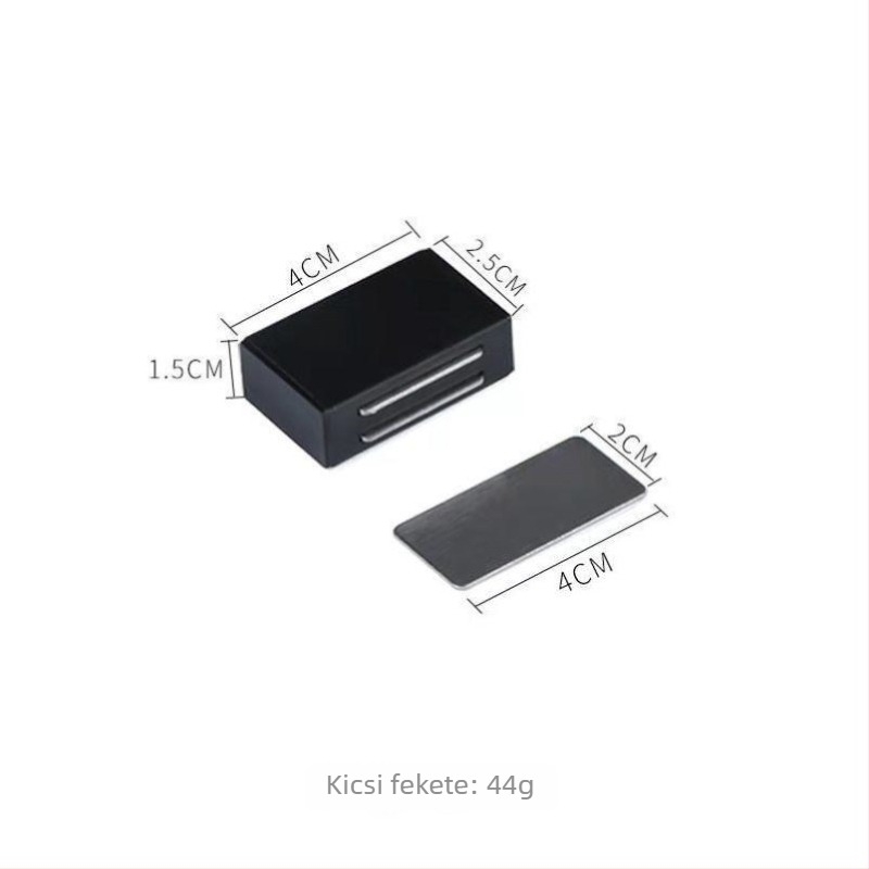 Rozsdamentes acélból készült szekrényajtó mágneses érintészár, furatmentes telepítés, szabványos típus, kézi működés