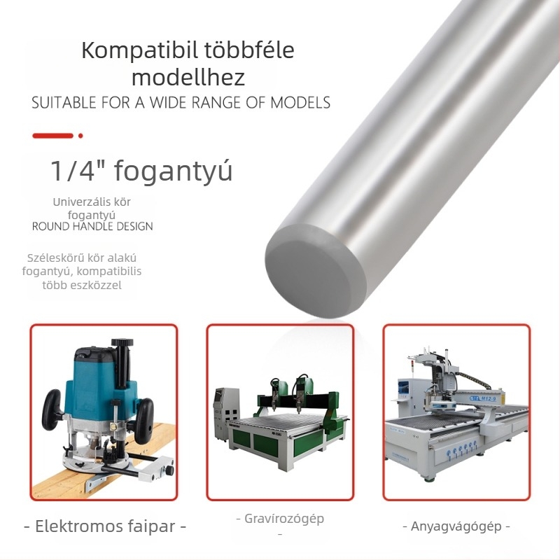 T-típusú penge famegmunkáló gépekhez, slotting kés, Edge Trimmer, 6-os tengely, 1/4 hüvelykes csapágy