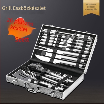 BBQ rozsdamentes acél szerszámkészlet — hat darabos készlet, márka Juyi, eredet Yangjiang