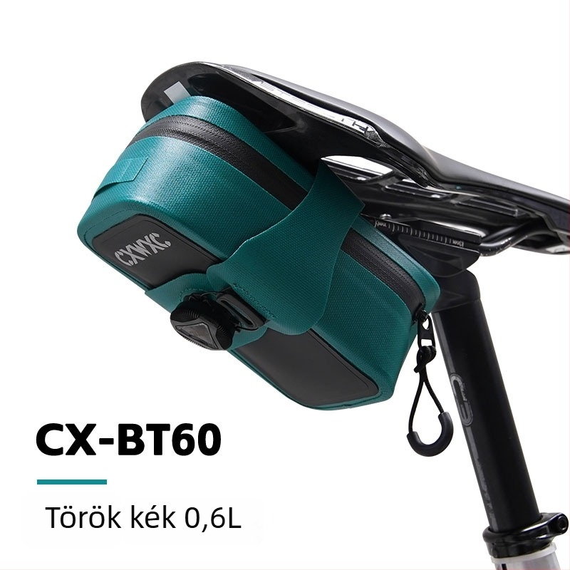 Cxwxc kerékpáros hátsó táska szerszámtartóval, modell Cx-bt60, nylon, 0,5 L