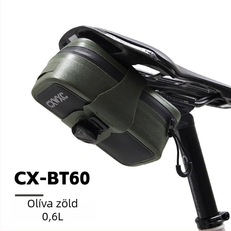 Cxwxc kerékpáros hátsó táska szerszámtartóval, modell Cx-bt60, nylon, 0,5 L