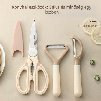 Multifunkcionális hámozó burgonya és alma számára, kompakt háztartási eszköz, Orange West márka, kód Z03bdt24, modern minimalista kialakítás