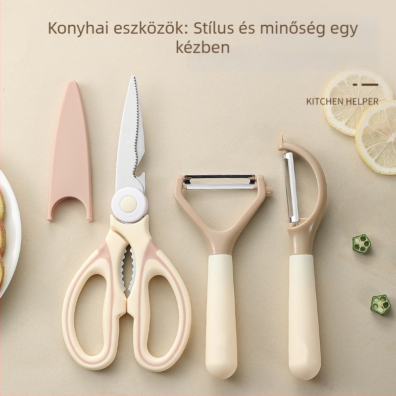 Multifunkcionális hámozó burgonya és alma számára, kompakt háztartási eszköz, Orange West márka, kód Z03bdt24, modern minimalista kialakítás