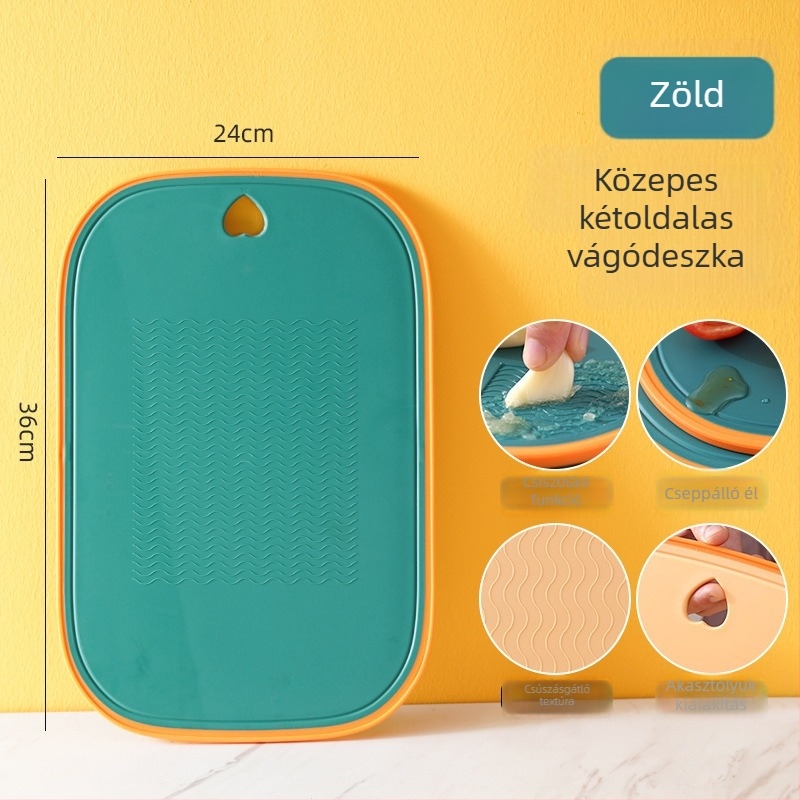 Búzaszalmasból készült vágódeszka, penészálló, multifunkcionális konyhai használatra, megvastított gyümölcs előkészítéshez