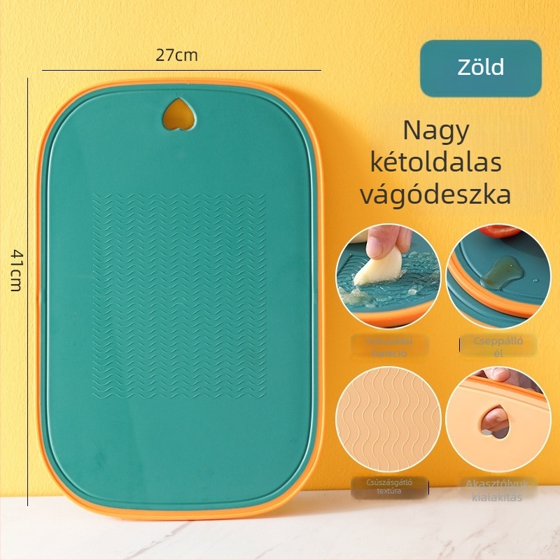Búzaszalmasból készült vágódeszka, penészálló, multifunkcionális konyhai használatra, megvastított gyümölcs előkészítéshez