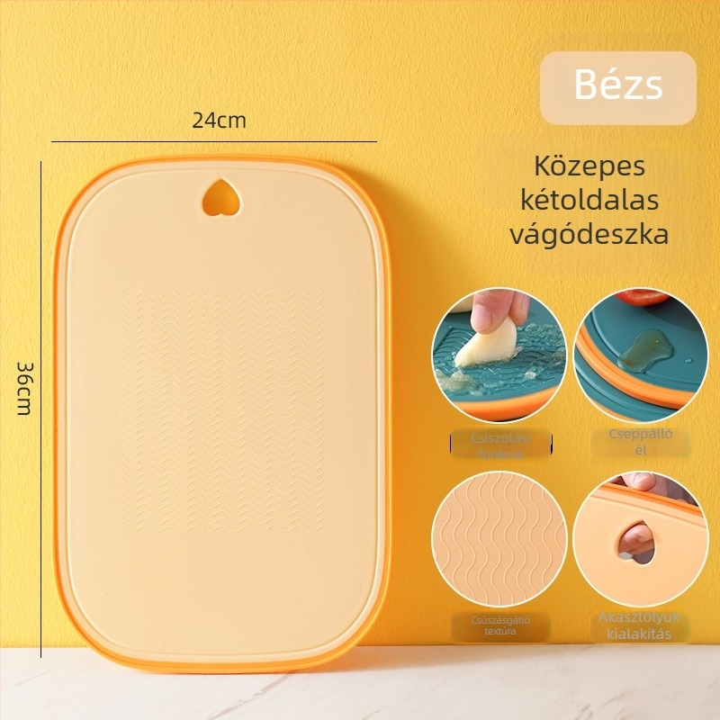Búzaszalmasból készült vágódeszka, penészálló, multifunkcionális konyhai használatra, megvastított gyümölcs előkészítéshez