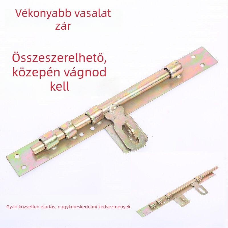 Vasból készült pillangózár ajtómechanizmus, felületkezelés alapértelmezett