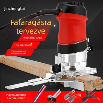 Ipari kategóriás vágó- és hornyoló gép alumínium-plasztik panelekhez, Bakelit maró, Jin Chengtai, 220V, egyfázisú AC / DC >250V