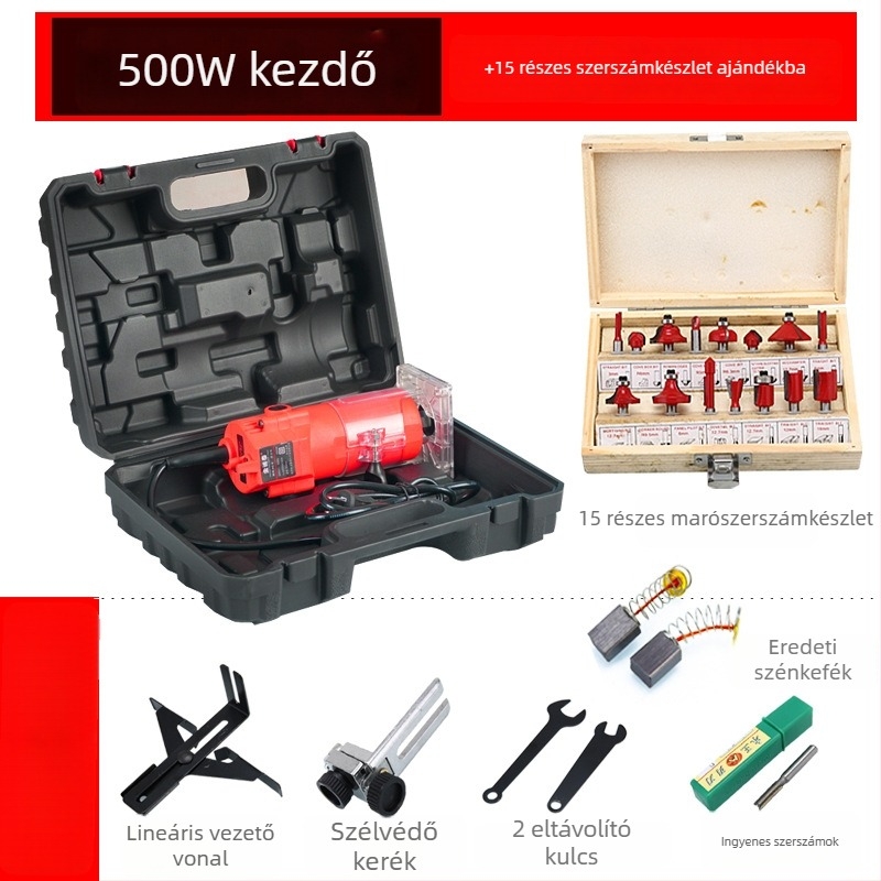 Ipari kategóriás vágó- és hornyoló gép alumínium-plasztik panelekhez, Bakelit maró, Jin Chengtai, 220V, egyfázisú AC / DC >250V