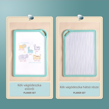 Kettő oldalú vágódeszka, penészmentes, csúszásmentes, műanyag gyümölcsökhez, otthoni használatra