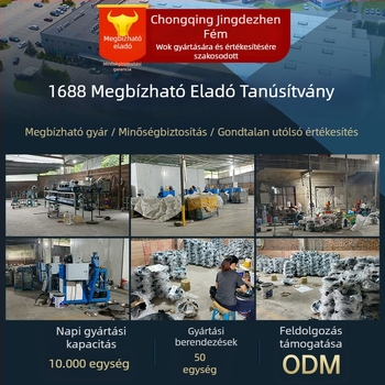 Lapos aljú kovácsoltvas serpenyő, bevonat nélküli, dupla fogantyúval, palacsintás serpenyő, otthoni használatra