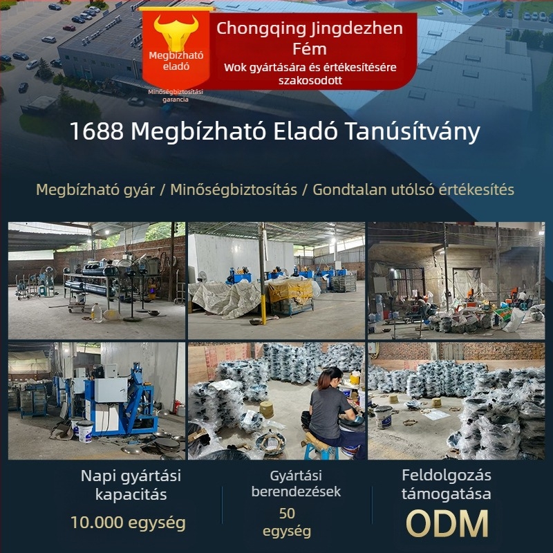 Lapos aljú kovácsoltvas serpenyő, bevonat nélküli, dupla fogantyúval, palacsintás serpenyő, otthoni használatra