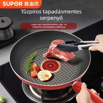 Supor tapadásmentes lapos serpenyő palacsintákhoz, tojásokhoz és steakhez, kompatibilis gáz- és indukciós főzőfelületekkel