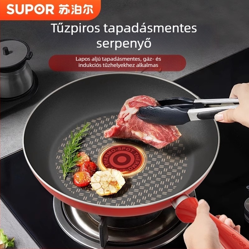 Supor tapadásmentes lapos serpenyő palacsintákhoz, tojásokhoz és steakhez, kompatibilis gáz- és indukciós főzőfelületekkel