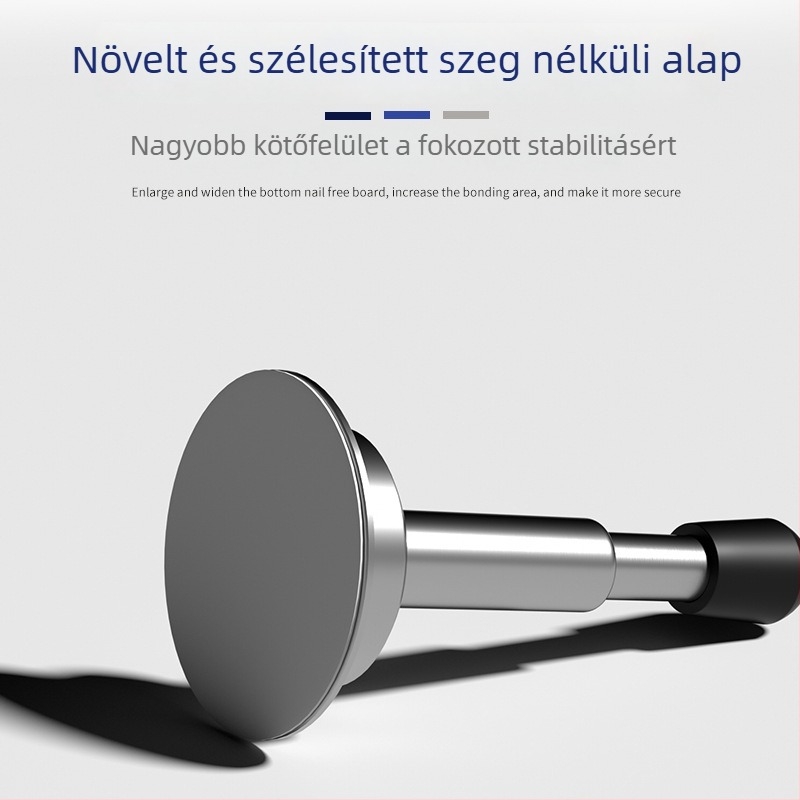 Ajtó felső párna, rozsdamentes acél, polírozott felület, falra szerelhető, automatikus