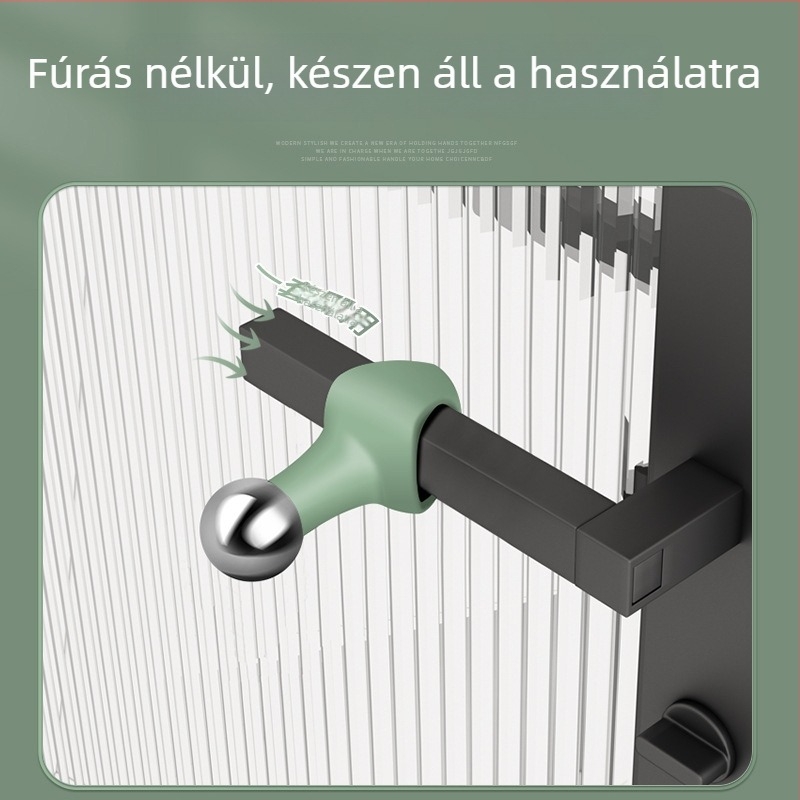 Mágneses ajtócsapó, szilikonból, falra szerelve, szilikon felülettel, Macaron modell