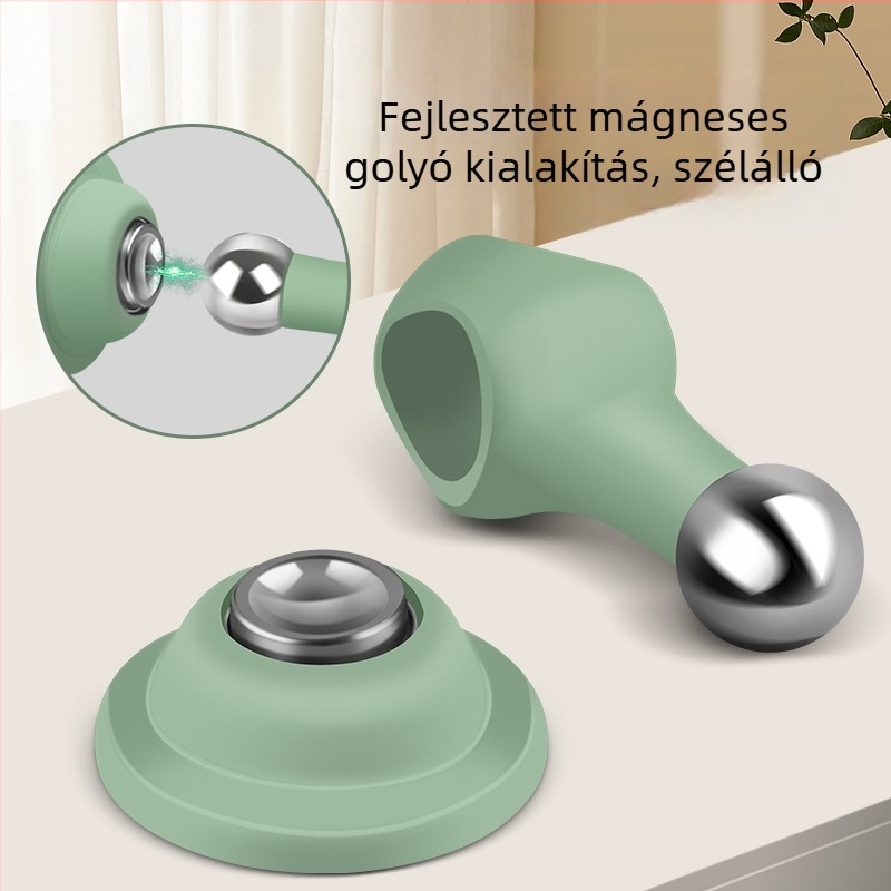 Mágneses ajtócsapó, szilikonból, falra szerelve, szilikon felülettel, Macaron modell