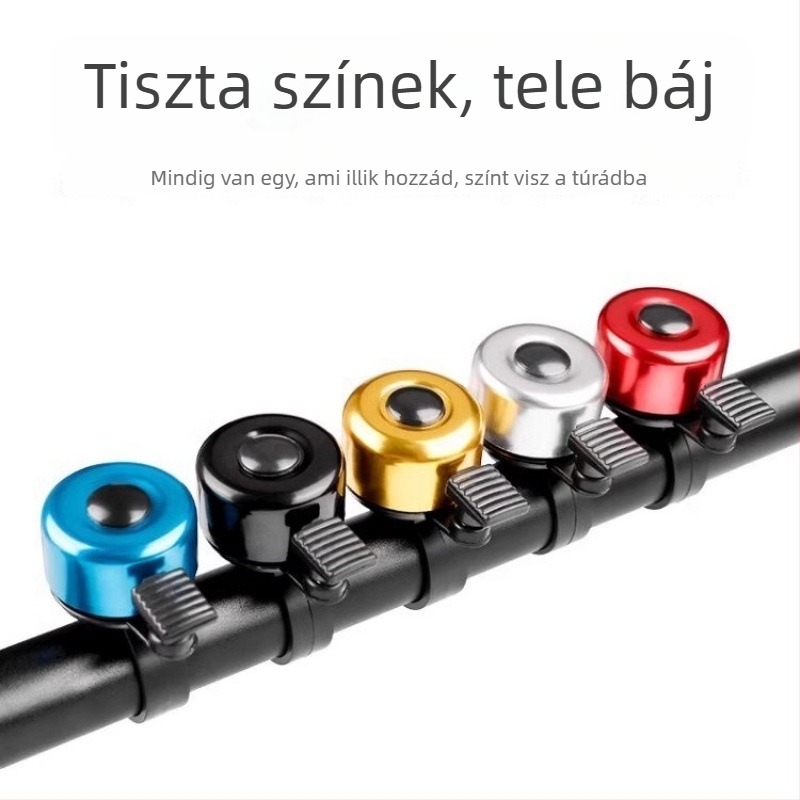 Hegyikerékpár harang, színes, nagyon hangos (Anyag: Műanyag; Márka: Más; Feldolgozás: Nincs; Importálás: Nem)