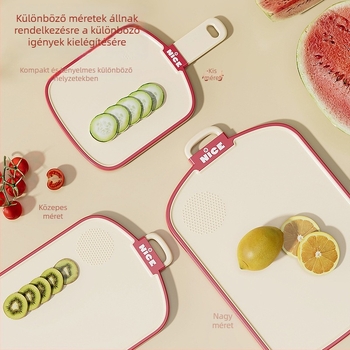 Antibakteriális, penészálló műanyag vágódeszka a konyhába – gyümölcsök és ételek előkészítéséhez