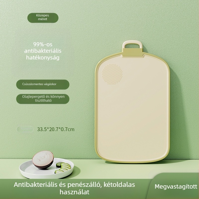 Antibakteriális, penészálló műanyag vágódeszka a konyhába – gyümölcsök és ételek előkészítéséhez