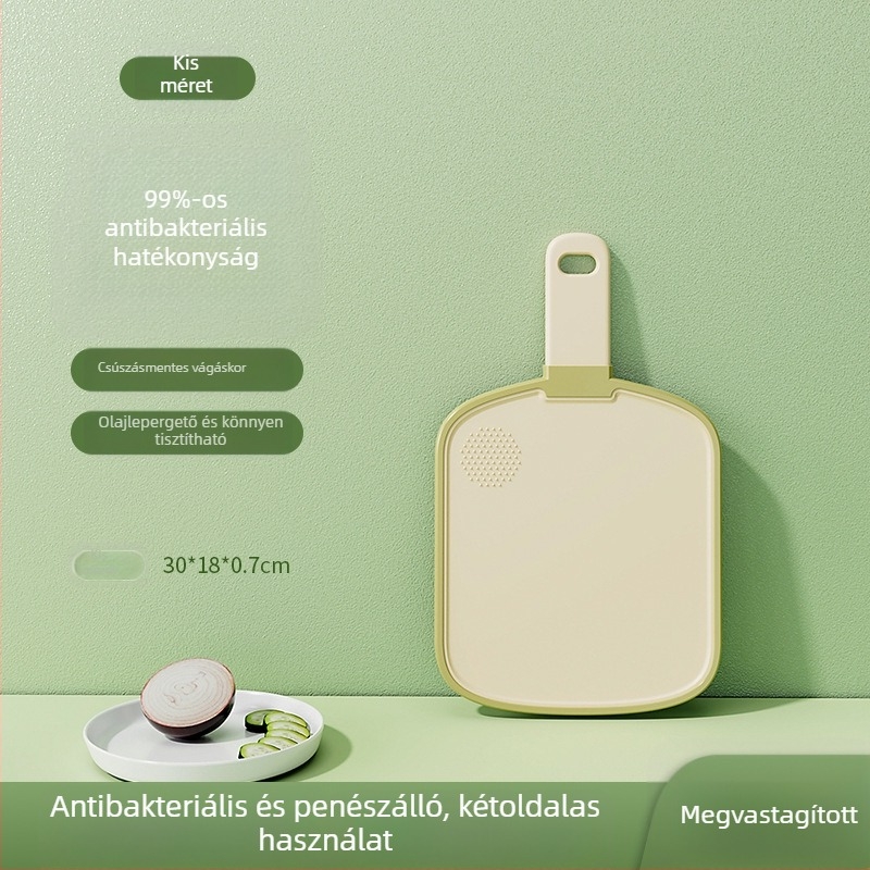 Antibakteriális, penészálló műanyag vágódeszka a konyhába – gyümölcsök és ételek előkészítéséhez