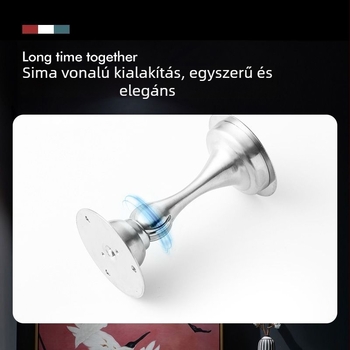 828 Card Magnetic ajtó mágneses stopper, rozsdamentes acélból, falra szerelhető, polírozott és galvanizált felülettel