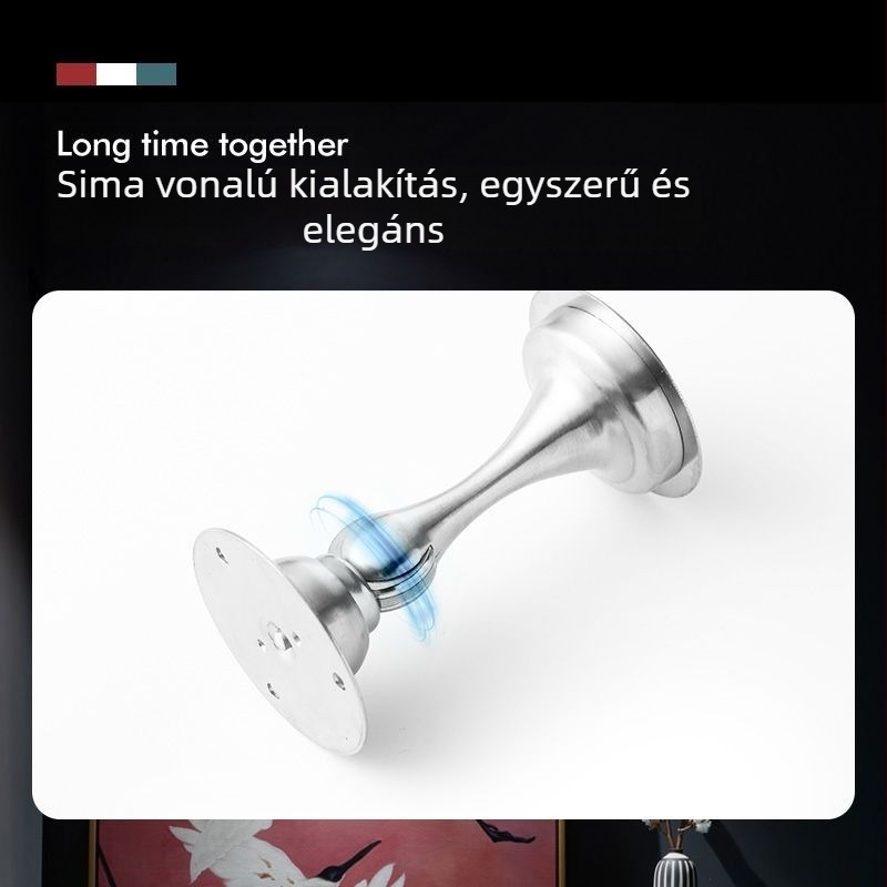 828 Card Magnetic ajtó mágneses stopper, rozsdamentes acélból, falra szerelhető, polírozott és galvanizált felülettel