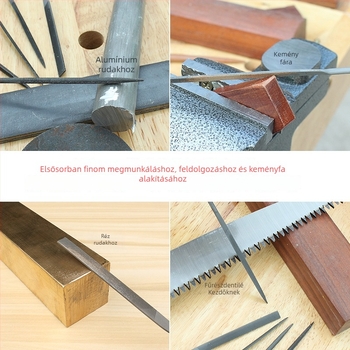 Különféle reszelőkészlet fémipari felhasználásra - csapágyacél, MYTEC/MEC