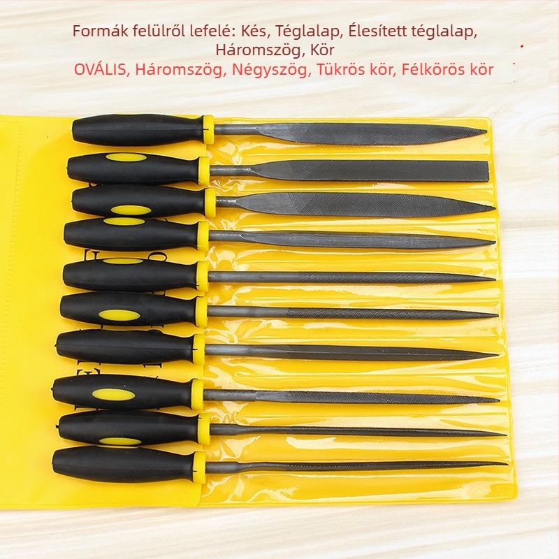 Különféle reszelőkészlet fémipari felhasználásra - csapágyacél, MYTEC/MEC