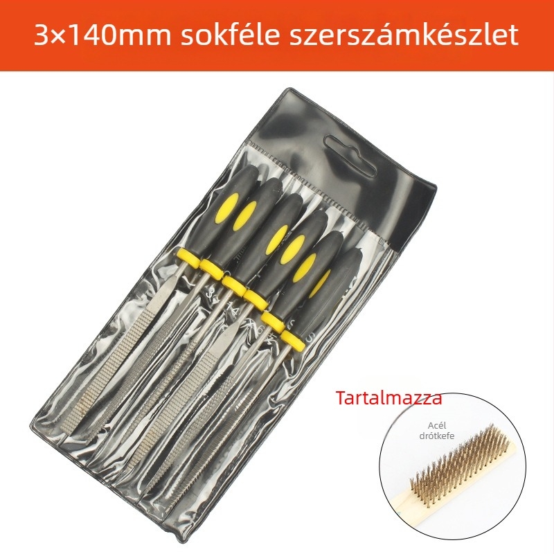 Különféle reszelőkészlet fémipari felhasználásra - csapágyacél, MYTEC/MEC