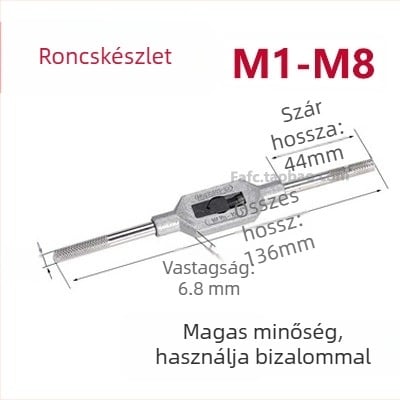 Magas szilárdságú tapping kulcs körkörös die-vel — kéziszerszám