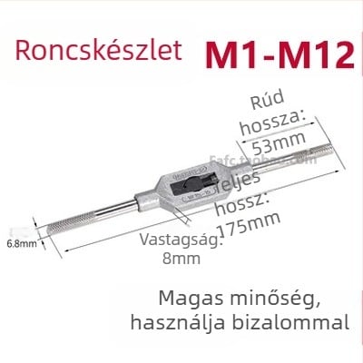 Magas szilárdságú tapping kulcs körkörös die-vel — kéziszerszám