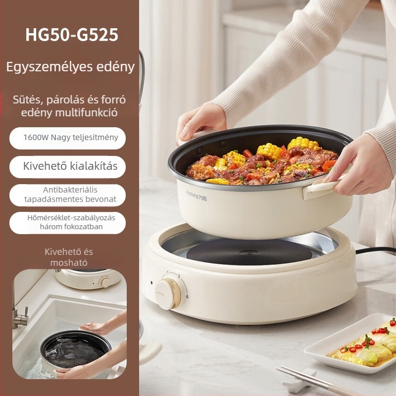 Joyoung Kompakt Multifunkcionális Elektromos edény tapadásmentes belsővel, diákkollégiumhoz, 5 L, modell G558S