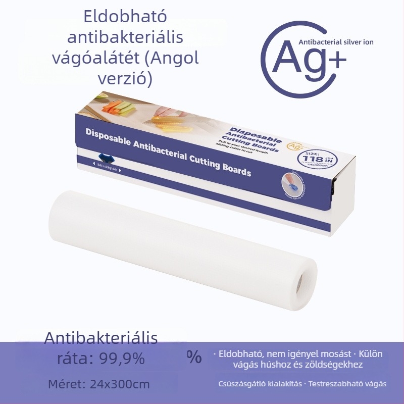 Egyszer használatos vágódeszka alátét a konyhában, csúszásmentes és antibakteriális