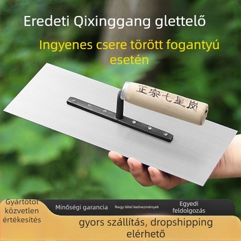 Glettelő spatula vasalólemezzel cementhez és csempe munkákhoz | Márka Xing Deshun | Privát címke elérhető
