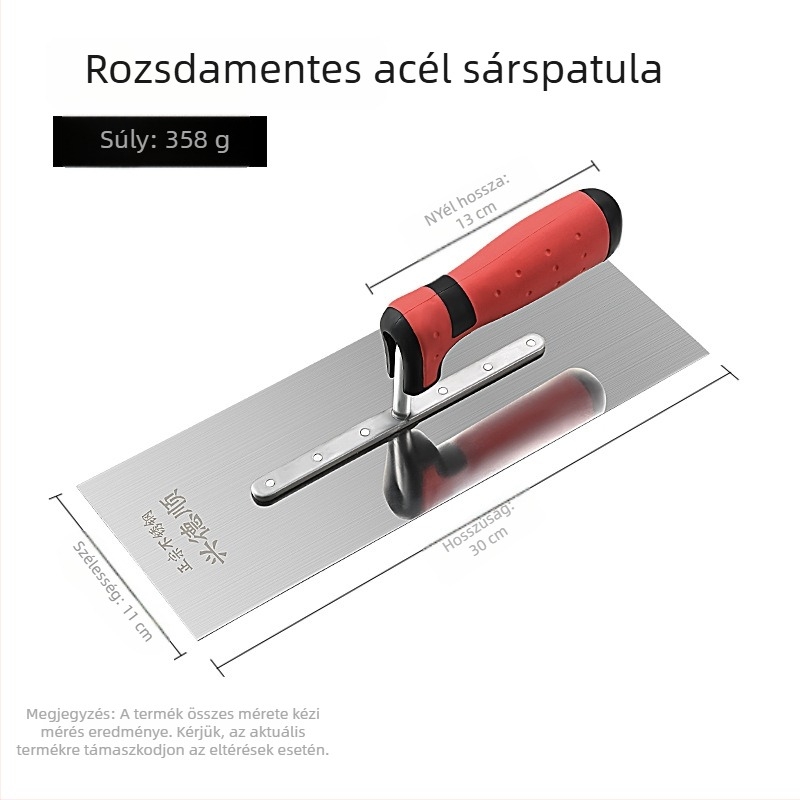 Glettelő spatula vasalólemezzel cementhez és csempe munkákhoz | Márka Xing Deshun | Privát címke elérhető
