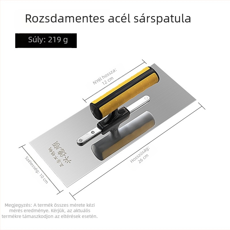 Glettelő spatula vasalólemezzel cementhez és csempe munkákhoz | Márka Xing Deshun | Privát címke elérhető