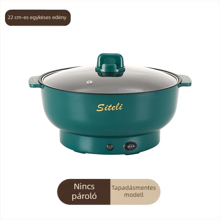 Sitley TY-28 elektromos forróedény, nagy kapacitású 2.1–4 L, 4–5 személy számára, 2 rétegű, belső tapadásmentes bevonat, alsó fűtés, háztartási használatra