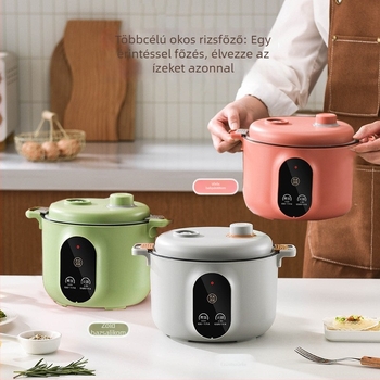 Great Love elektromos sokfunkciós főzőedény, 2–3 l, 800 W alatt, belső tál tapadásmentes bevonattal, gőzölés, pirítás, párolás, rotyogtatás, forró fazék, mikroprocesszoros vezérlés