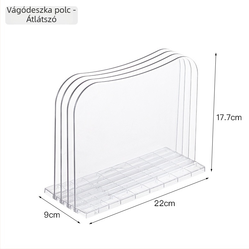 TPU vágódeszka, kétoldalas, csúszásmentes, antibakteriális, penészmentes