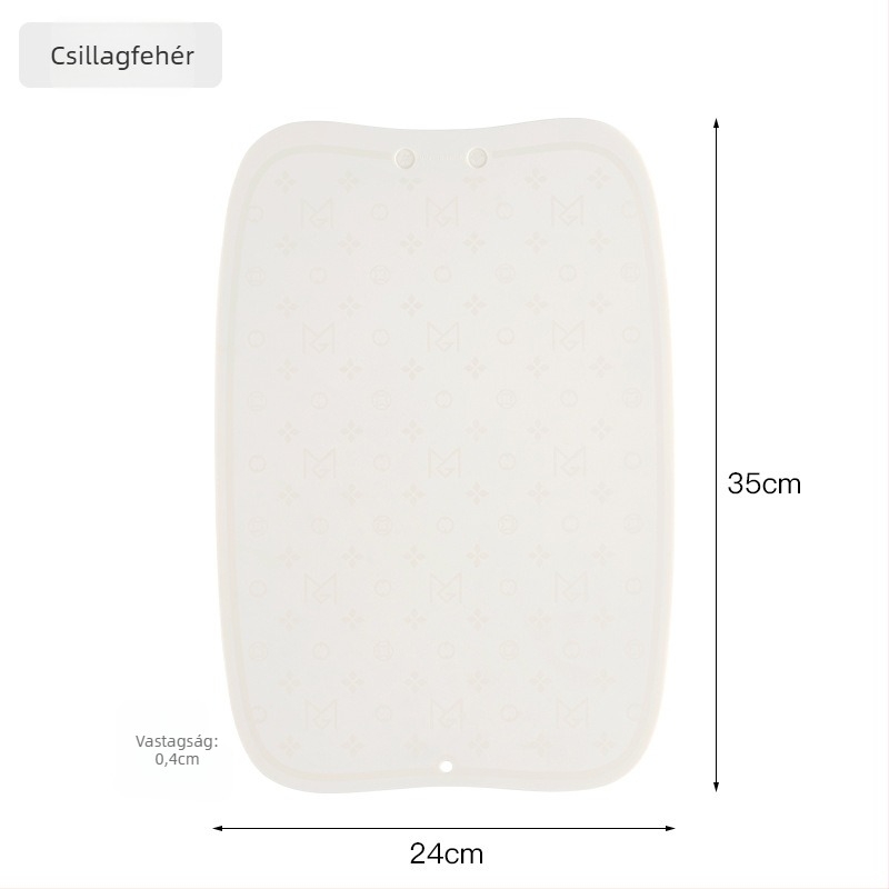 TPU vágódeszka, kétoldalas, csúszásmentes, antibakteriális, penészmentes