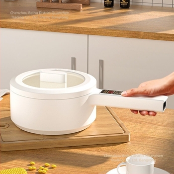 Intelligens elektromos főzőedény, többfunkciós: tészta, rizs párolás, zabkása, sütés és hot pot – minden egyben; kerámia belső edény; levehető és mosható; vezérlés gombbal; kapacitás 2 L alatt; 2–3 személyre (2 L alatt; 2–3 személyre; kerámia belső edény; 