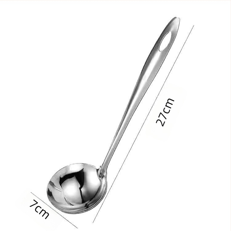 304 rozsdamentes acél főzőkanál és spatula hosszú nyéllel — többfunkciós konyhai eszközök főzéshez, sütéshez és tálaláshoz