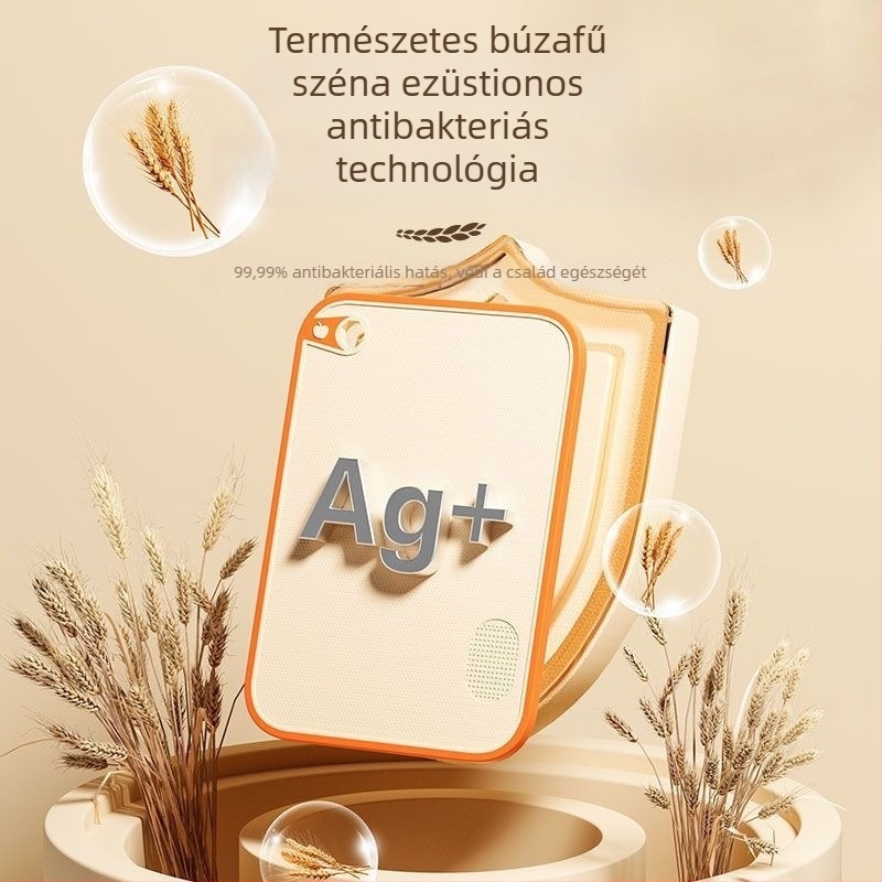 Konyhai vágódeszka műanyagból, antibakteriális és penészálló, gyümölcsök és zöldségek előkészítésére