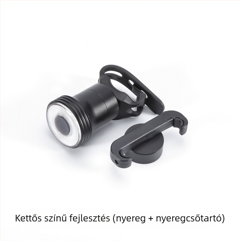 Kerékpár hátsó lámpa intelligens fékszenzorral, újratölthető, MJR márka, országúti kerékpárokhoz éjszaka